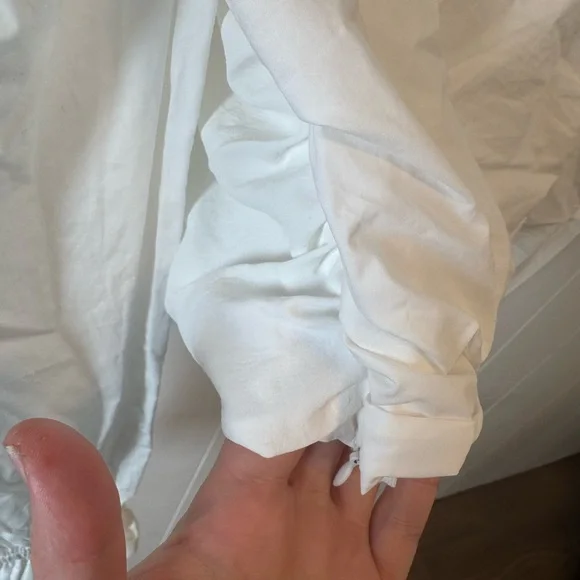 White Cropped Top - Picture 4 of 5